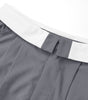 Contrast Color Vest Wide-leg Suit Pants Fashion Casual Two-piece Suit