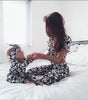 parent-child print suit T-shirt female top