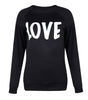 Long sleeve round neck letter LOVE parent-child sweater