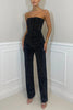 Shiny Vest Diamond Trousers Suit