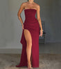 Strapless Pleated Maxi Dress - Summer Bridesmaid