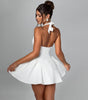 Sexy Deep V-neck Halter Dress Ins Fashion Slim Short Dress For Party