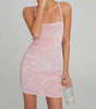 French Sequined Suspender Dress – Summer Sexy, Slim Fit