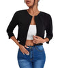 Einfarbige Bomberjacke mit Schlitz