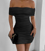 Off-shoulder Fashion Skinny Sheath Dress