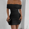 Off-shoulder Fashion Skinny Sheath Dress