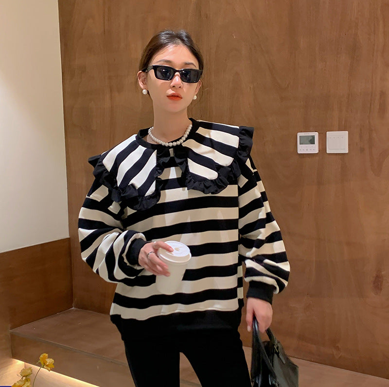 Mother & Daughter Striped Sweater Set