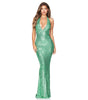European And American Skirt Summer Women's Deep V Halter Backless Dress