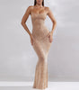 Lady Fashion Suspenders Mermaid Dress