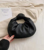 Street Popular Pleated New Stitching Handbag For Women