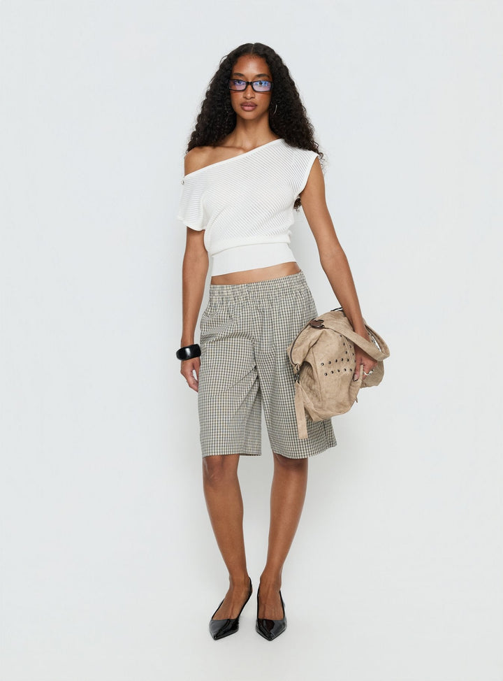 Nora Boat Neck Knit Top
