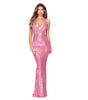 European And American Skirt Summer Women's Deep V Halter Backless Dress