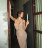 Halter Slim Fit Backless Dress