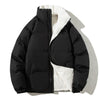 Couples Winter Plush Coat – Thick Warm Jacket with Pockets for Men & Women