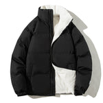 Couples Winter Plush Coat – Thick Warm Jacket with Pockets for Men & Women