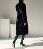 Marten Overcoats Mid-length Women's Stand Collar Plush Coat