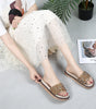 Rhinestone slippers