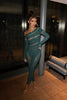 One-piece Long Sleeves Hot Rhinestone Shiny Fishnet Clothes Sexy Lingerie