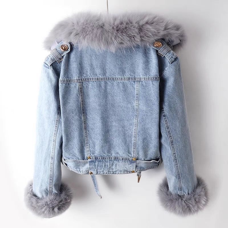 The Arctic Denim Luxe Coat