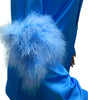 Women's Ostrich Fur Two-piece Lapel