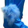 Women's Ostrich Fur Two-piece Lapel