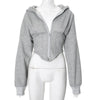Women's Zipper Cardigan Hoodie Jacket