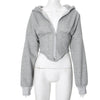 Women's Zipper Cardigan Hoodie Jacket