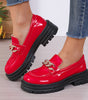 Retro Casual British Style Leather Shoes For Women