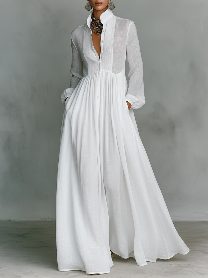 Sienna Linen Maxi Dress