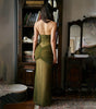 Solid Color Fashion High-end Slim Fishtail Dress