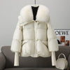 Women's Short Fur Collar Padded Winter Jacket