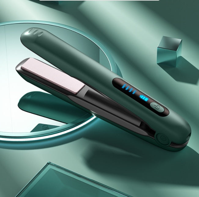 Wireless 2-in-1 Hair Straightener & Curler | USB Rechargeable | 5000mAh | 200°C | Portable & Cordless