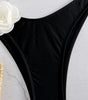 Tube Top 3D Flower Bra Briefs
