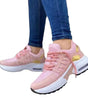 Lace Up Sneakers Women Wedge Heel Running Sports Shoes