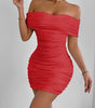 Off-shoulder Fashion Skinny Sheath Dress