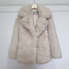 Women's Fashionable Solid Color Temperament Short Coat