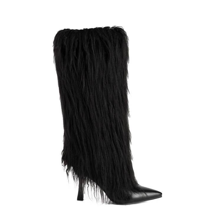 The Femme Fatale Fur Boots