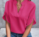 Sommer Kurzarm Chiffon Shirt