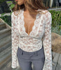 Lace Bottom Shirt-Women's Fashionable Lace Bottoming Shirt Top