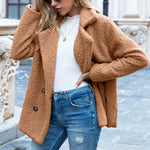 Fluffy Lapel Winter Coat