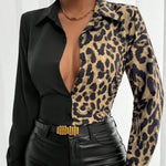 Women's Printed Belted Shirt