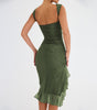 European And American Women's Clothing Midi Dress