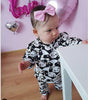 parent-child print suit T-shirt female top