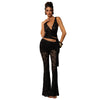 Women's Slim Fit V-neck Sling Vest Sheath Suit