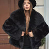 Women's Fluffy Casual Fox Fur Jacket Women's Clothing