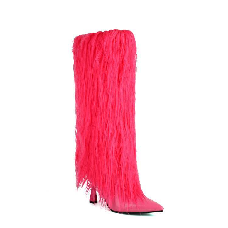 The Femme Fatale Fur Boots