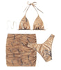 Split Bikini Three-piece Suit