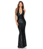 European And American Skirt Summer Women's Deep V Halter Backless Dress