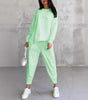 Women's Round Neck Loose And Irregular Long-sleeve Sweater Set