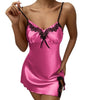 Pijamas Women Pajamas Sexy Lingerie Satin Pajamas Lace Night